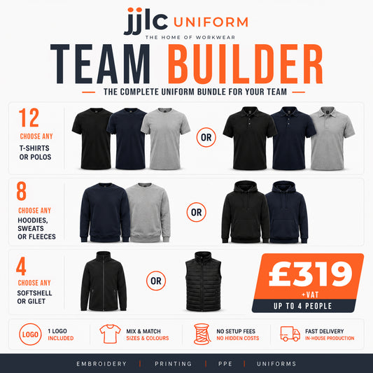 Team Builder Workwear Bundle | 24 Branded Garments