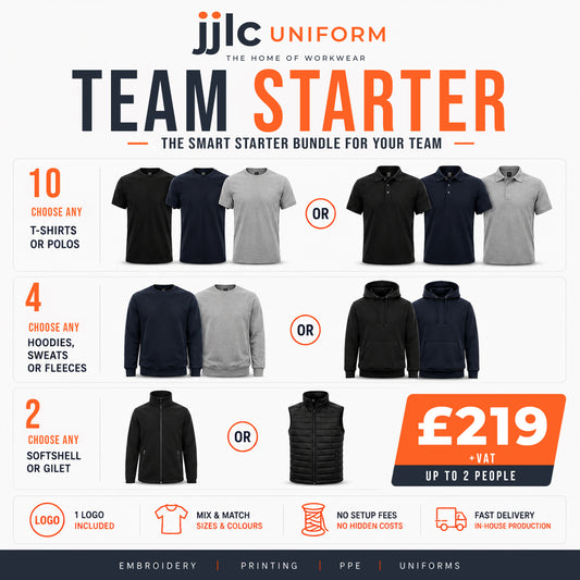 Team Starter Workwear Bundle | 16 Branded Garments